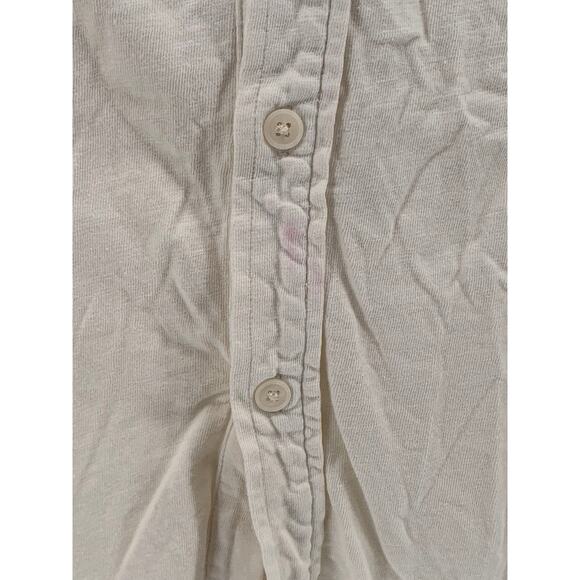 J.CREW Men's Off-White Garment Dyed Button-Up Long Sleeve Shirt SZ L - Picture 5 of 11